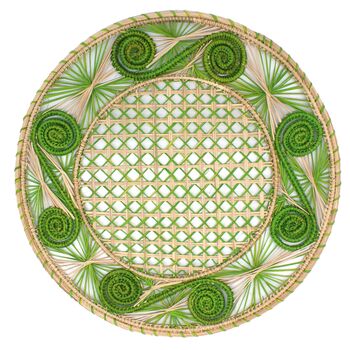 Green Spiral Placemats Set Of Four, 2 of 5