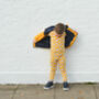 Zebra Stripe Unisex Kids Bamboo Pyjama Sets, thumbnail 2 of 6
