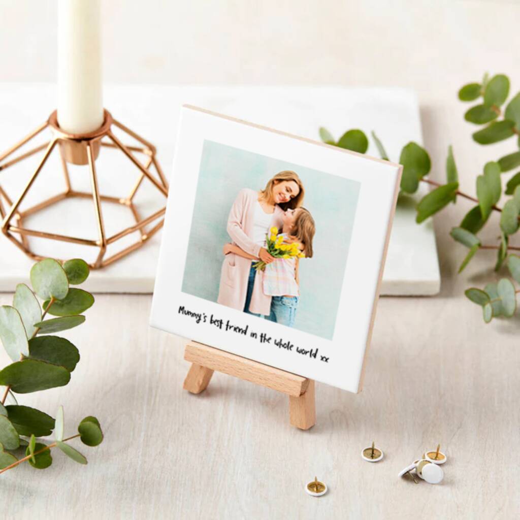 Personalised Ceramic Photo And Mini Easel Set, 1 of 3