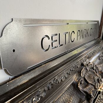 ‘Celtic Park G40’ Celtic Football Club Metal Sign, 8 of 10