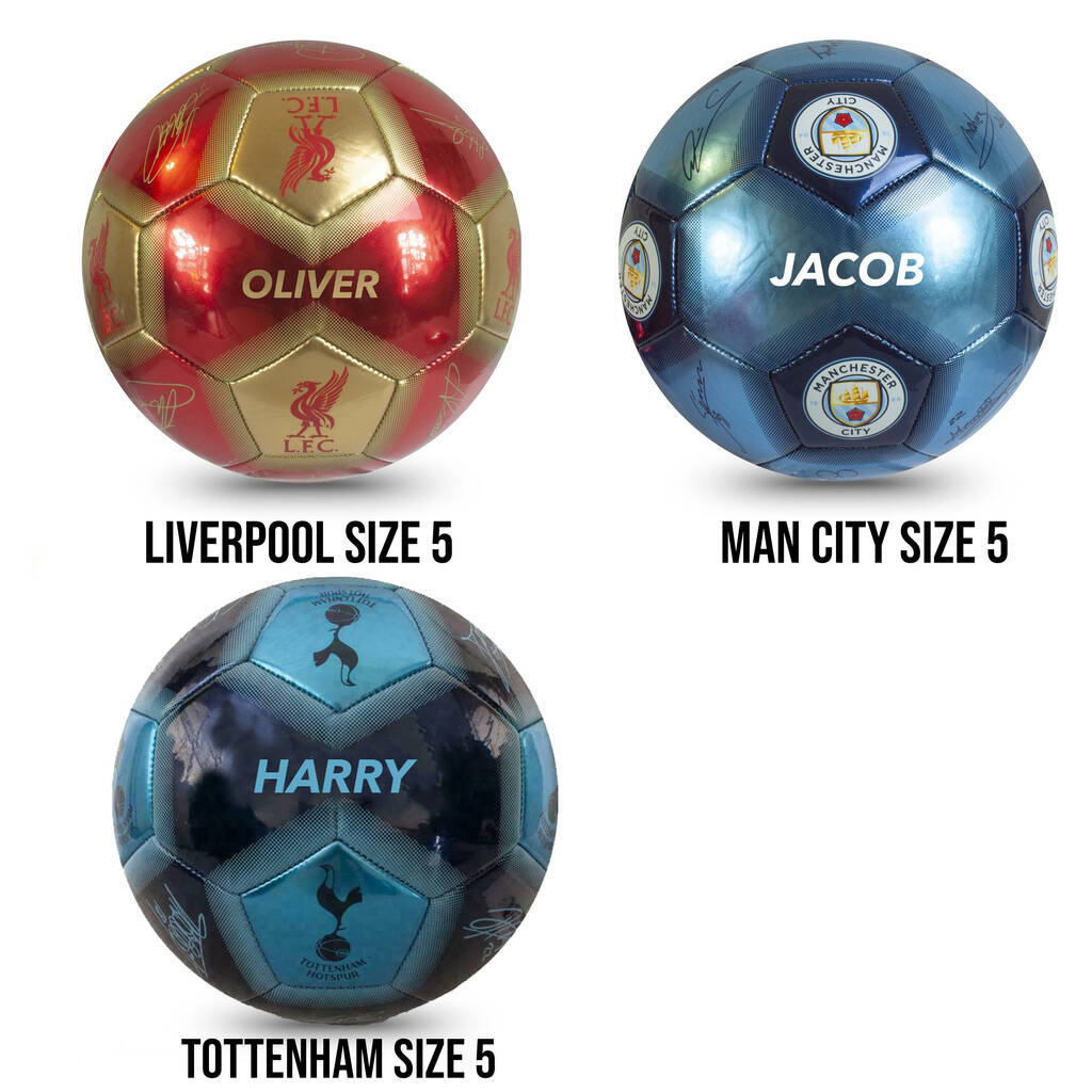 Spurs Liverpool Arsenal and West Ham Signature Footballs Size 5 Brand New 