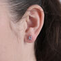 Sterling Silver Leaf Earrings For Teacher, thumbnail 5 of 7