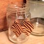 Wooden Animal Print Earrings, thumbnail 3 of 5