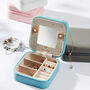 Small Travel Jewellery Organizer Storage Box Case, thumbnail 3 of 12