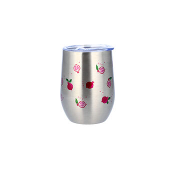 Pomegranate Fruit Printed Metal Thermos Tumbler, 2 of 5