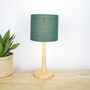 Linen Forest Green Lampshade, thumbnail 4 of 9