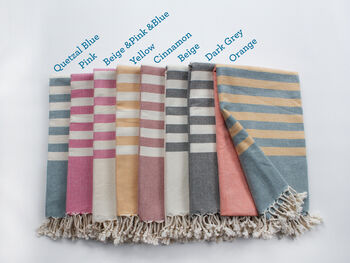 Anniversary Gift Set, Beach Towel And Leather Strap, 3 of 9