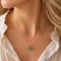 Personalised Gold Family Birthstone Necklace, thumbnail 2 of 8
