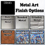 Circular Metal Art Waves: Contemporary Wall Decor, thumbnail 2 of 11