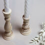 Natural Beech Wooden Candle Holder, thumbnail 1 of 3
