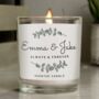 Personalised Couples Scented Jar Candle, thumbnail 3 of 3