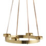 Brass Candle Advent Wreath, thumbnail 3 of 4