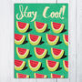 Stay Cool Water Melon Card, thumbnail 2 of 2