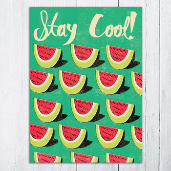 Stay Cool Water Melon Card, 2 of 2