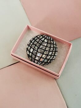 Disco Ball Glitter Resin Brooch / Letterbox Gift For Her / Gift For Abba Lovers / Disco Queen, 2 of 6