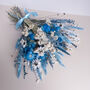 Blue Dried Flower Bouquet With Daisies, thumbnail 4 of 7