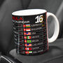 Formula 2026 Racing Calendar Mug Sf Edition Hamilton And Leclerc, thumbnail 8 of 10