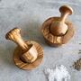 Traditional Olive Wood Herb And Spice Grinder, thumbnail 4 of 5