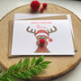 Personalised Childrens Rudolph Christmas Card, thumbnail 2 of 2