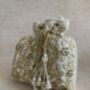 White Velvet Handcrafted Potli Bag, thumbnail 5 of 10