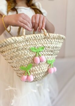 Crochet Cherry Basket Bag, 3 of 3