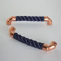 Copper And Rope Nautical Themed Pull Handle, thumbnail 5 of 7