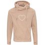 Pink Heart Cross Neck Hoody Personalised, thumbnail 4 of 4