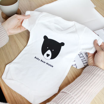 personalised baby bear