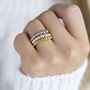 Beaded Stacking Stretch Ring, thumbnail 1 of 8