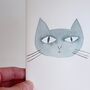 Handmade Watercolour Personalised Cat Painting Card, thumbnail 9 of 12