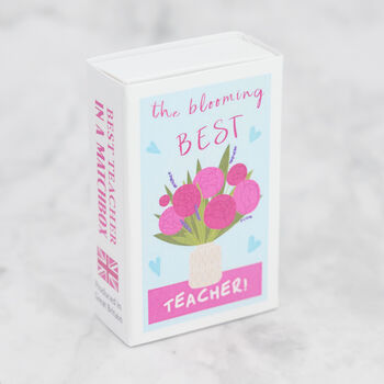 Best Teacher Bunch Of Roses In A Matchbox, 4 of 6
