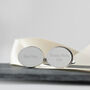 Personalised Polished Silver Plated Oval Cufflinks, thumbnail 3 of 8