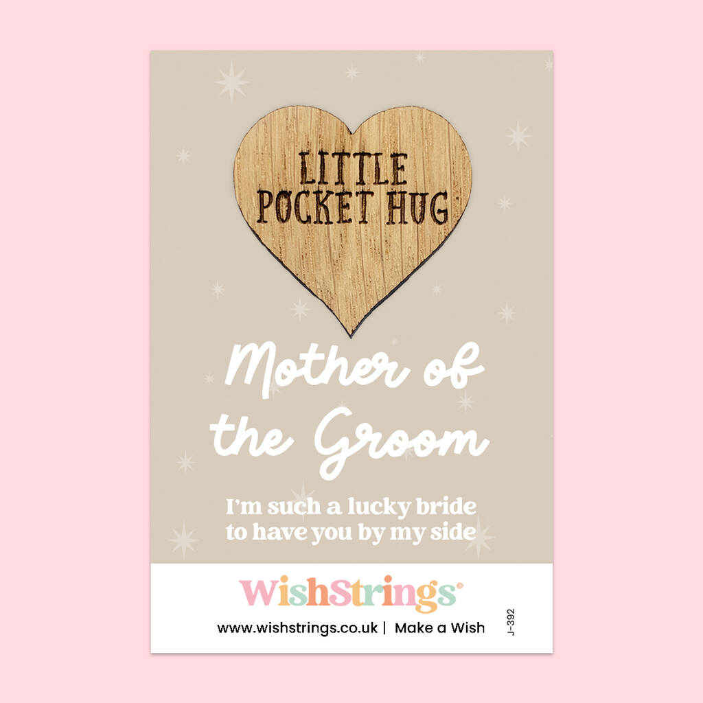 Flower Girl Little Pocket Hug – Wedding Thank You Keepsake Token, 1 of 3