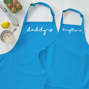 Dad And Daughter Heart Apron Set, 7 of 9