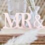 Personalised Rose Gold Mr And Mrs Sign, thumbnail 2 of 4
