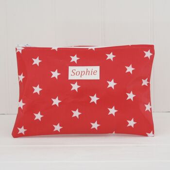 Personalised Wipe Clean Star Make Up Bag, 3 of 9