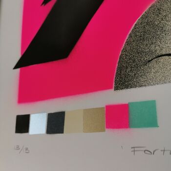 'Fortune Favours' Original Spraypaint Signed Edition, 4 of 12