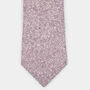 Mens Lilac Patterned Slim Style Tie, thumbnail 3 of 9