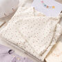 Unisex Grey Big Star Knitted Baby Blanket, thumbnail 9 of 12