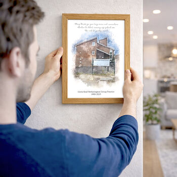 Personalised Watercolour Retirement Gift, 4 of 12