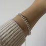 Sierra Bracelet 14k Gold Filled Hematine Silver Beads, thumbnail 1 of 7