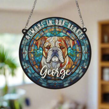 Bulldog Memorial Suncatcher, 4 of 7