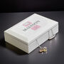 Personalised Birth Flower Wooden Jewellery Box, thumbnail 6 of 8