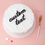 Any Custom Texts Cake Charm Set, thumbnail 1 of 8