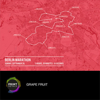 Personalised Berlin Marathon Poster, 3 of 12