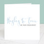 Personalised Calligraphy Engagement Card, thumbnail 1 of 5