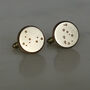 Solid Bronze Constellation Cufflinks, thumbnail 1 of 12