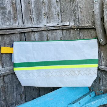 No1 Large Upcycled Versatile Sailcloth Pouch, 5 of 7