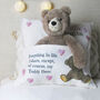 Personalised Childs Cushion With Teddy Bear, thumbnail 9 of 9