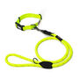 Neon Reflective Dog Collar And Rope Lead Set, thumbnail 2 of 8